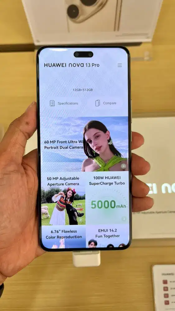 PROMO POTONGAN 1 JT HP HUAWEI NOVA 13 PRO 12/512.GB