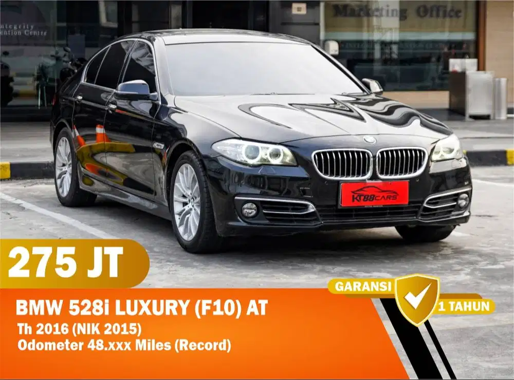 DP 10 Jt (Bergaransi) - BMW 528I LUXURY (F10) 2016 Matic