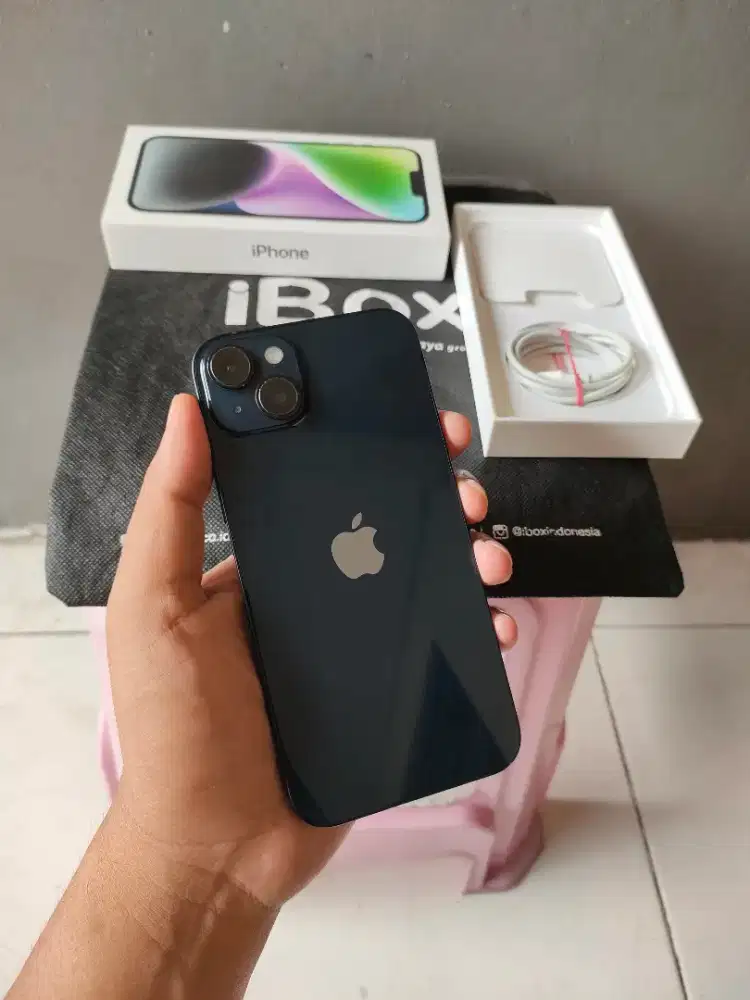 Iphone 14 plus 128gb ex iBox fullset mulus