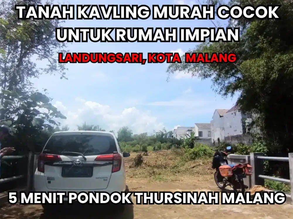 Tanah Kavling Kota Malang Landungsari Cocok Untuk Kost Maupun Rumah Impian