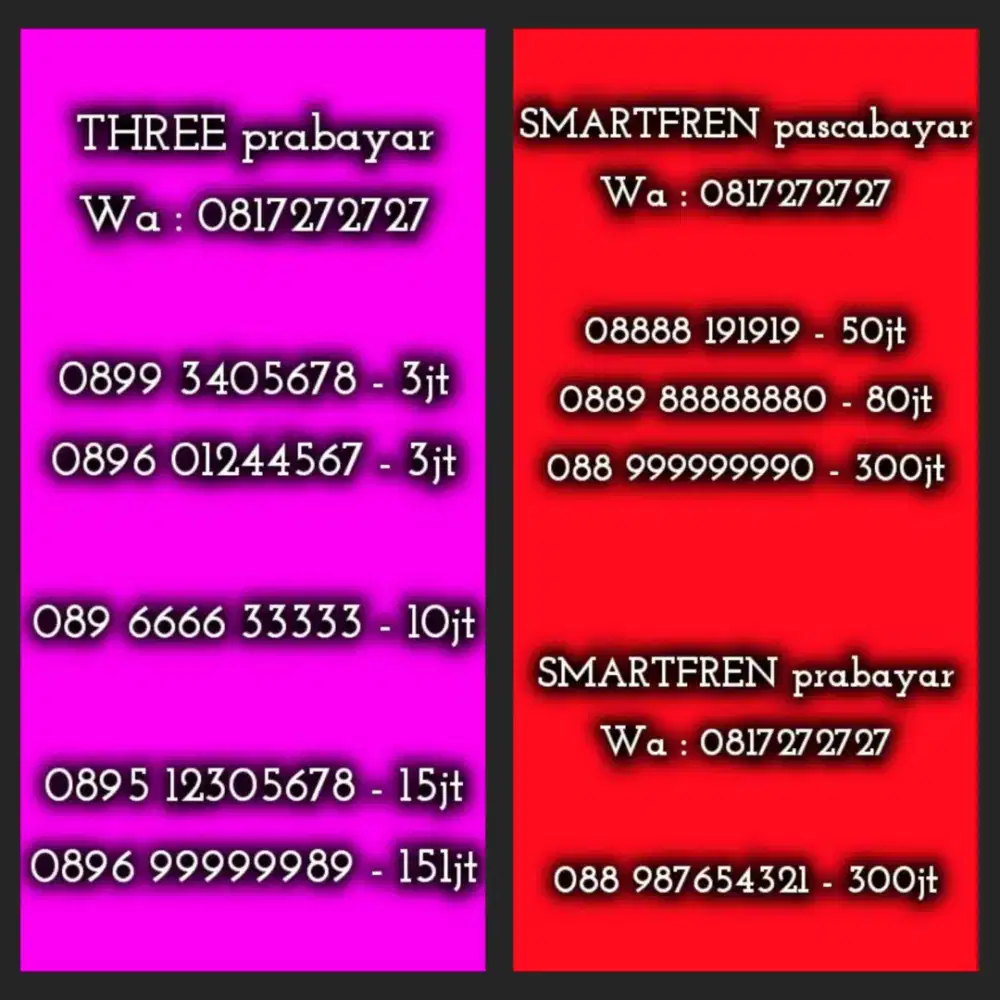 CANTIK KOLEKSI THREE n SMARTFREN