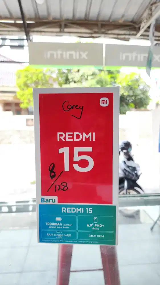 Redmi 15 RAM 8/128GB NEW TERMURAH