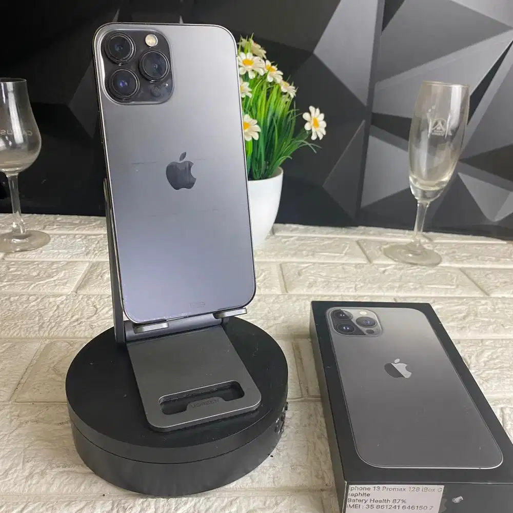 Iphone 13 pro max 128gb Ex ibox Fullset bisa COD dan TT