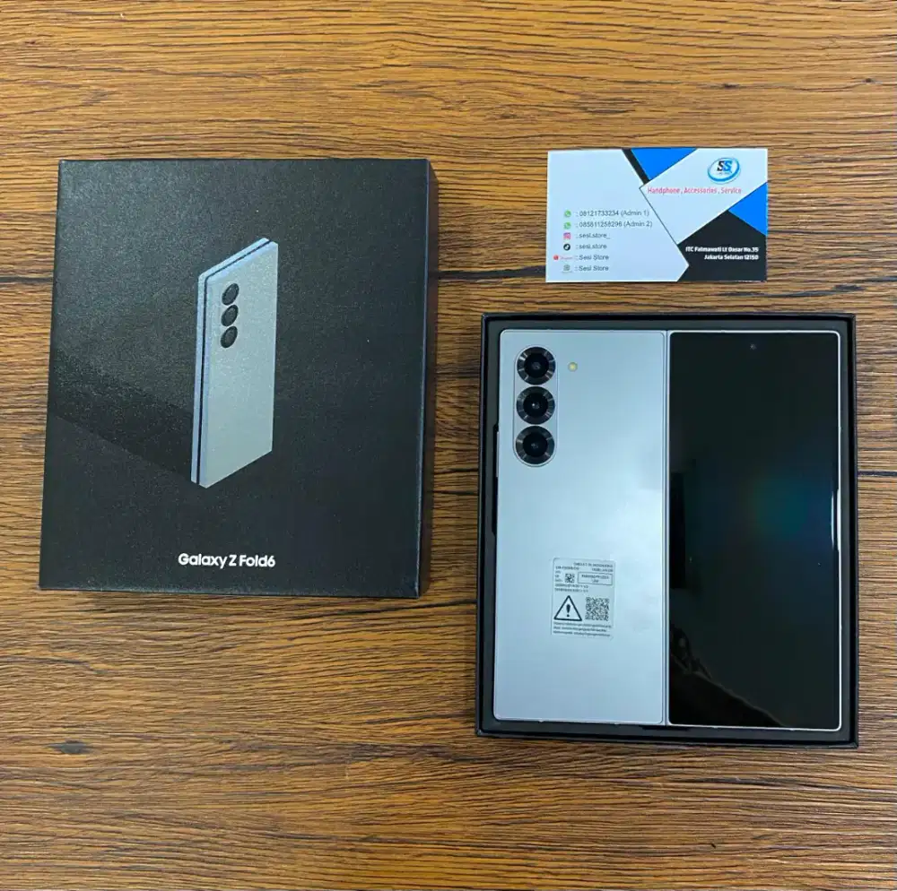 Samsung Z fold 6 12/256gb second siap pakai jual cepet !!