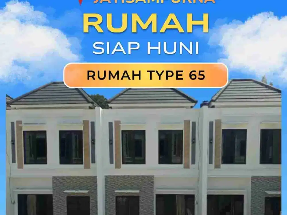 rumah modern 2 lantai siap huni harga 800 jutaan