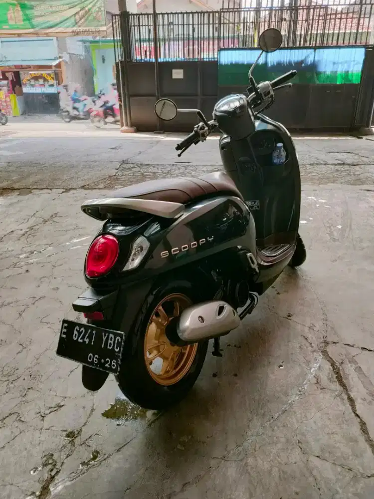 scoopy prestige 2021 keyless hitam glosy