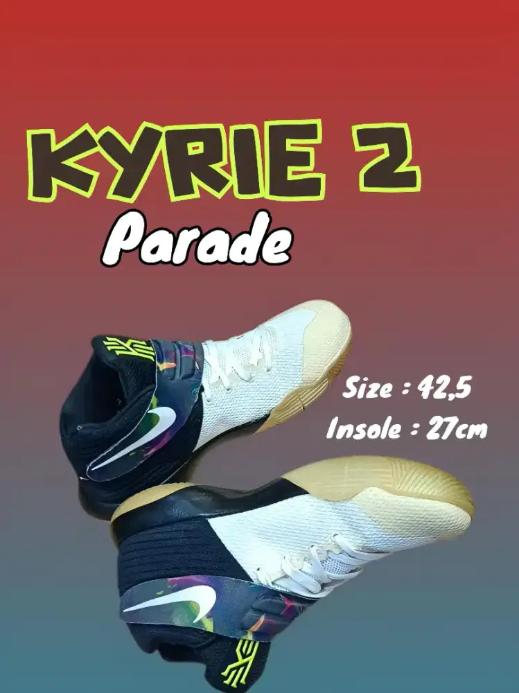 Sepatu sneakers second ky riee 2 parade size 42,5 insole 27cm