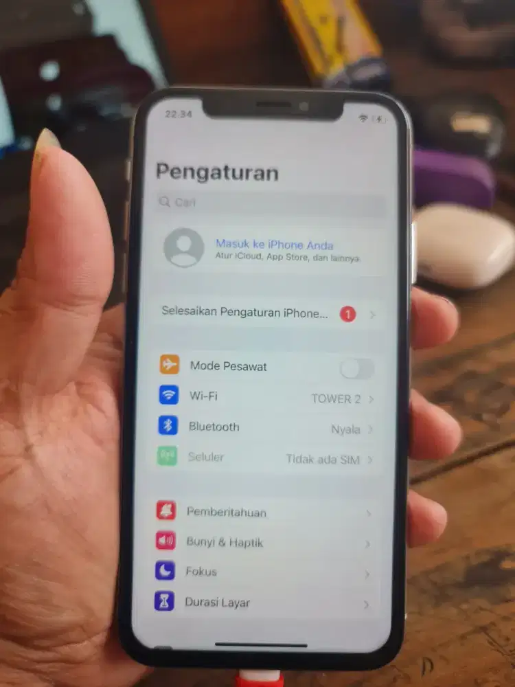 Iphone x white 256 gb