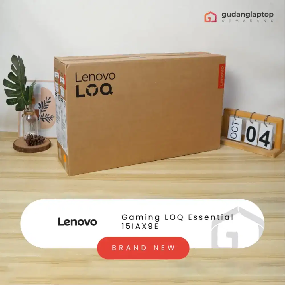 NEW LENOVO Gaming LOQ Essential 15IAX9E
INTEL Core i5 - 12450HX 12/512