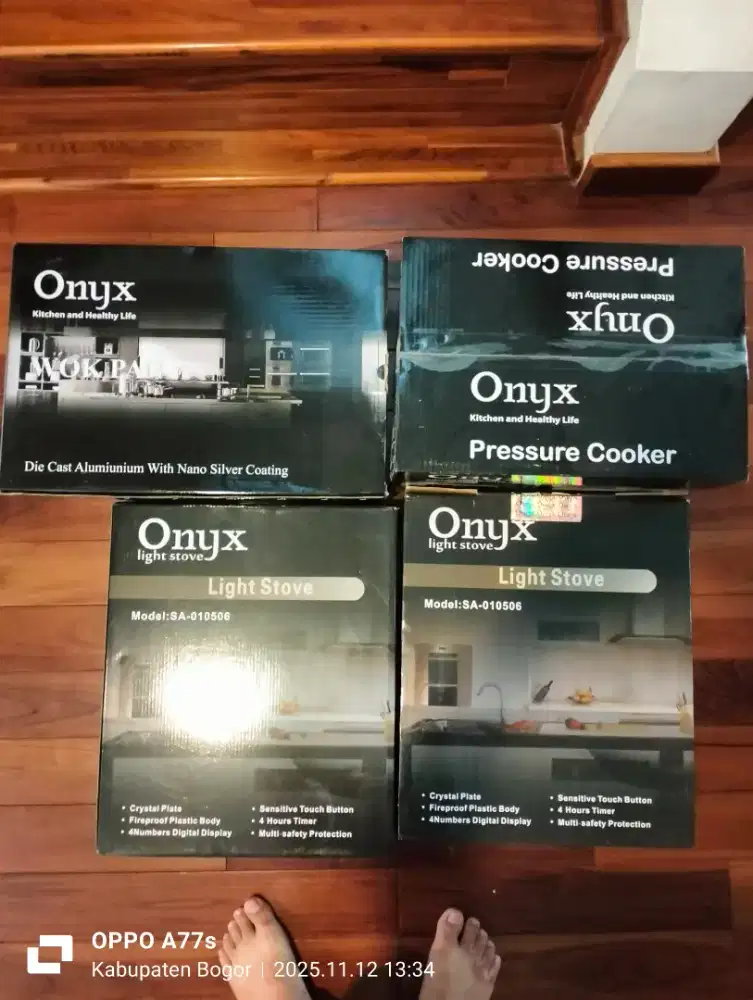 Kompor Listrik, Presto & Wajan Onyx