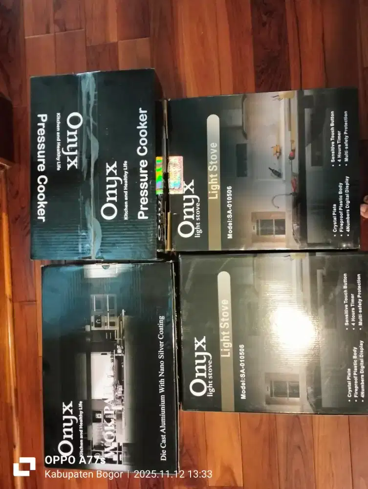 Kompor Listrik, Presto & Wajan Onyx