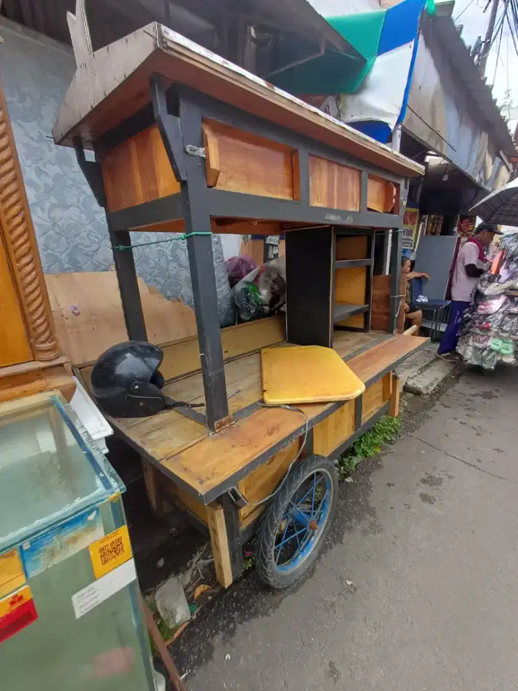 Grobak gerobak dagang usaha jualan