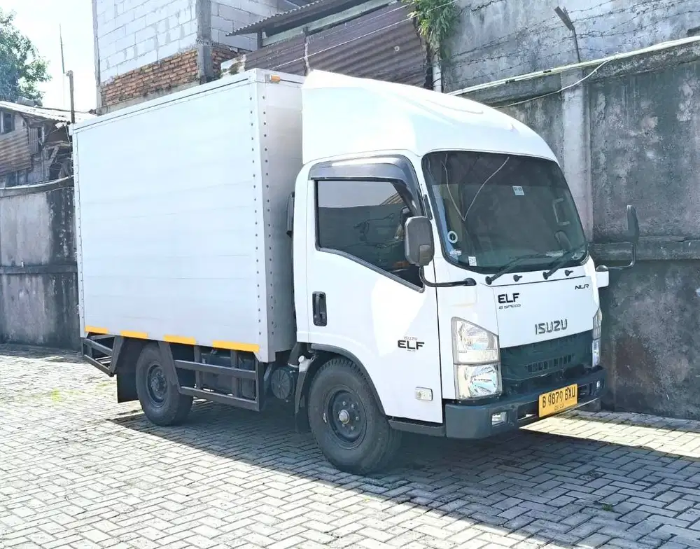 MULUS+banBARU MURAH CDE Isuzu elf engkel NLR Box alumunium 2023 Bok