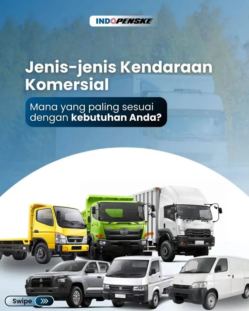 Rental Mobil Komersil Lepas Kunci (Blind van, Box, Pick Up)