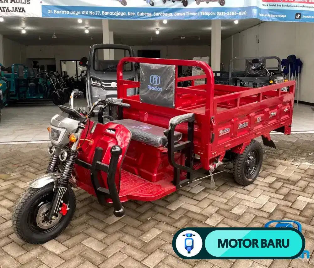 [Motor Baru] Motor Listrik Roda Tiga Arodian Molis 2025