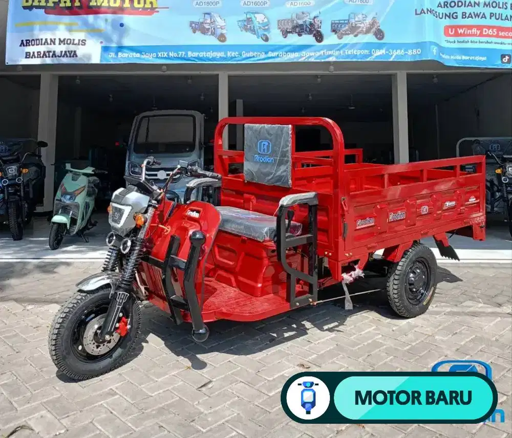 [Motor Baru] Motor Listrik Roda Tiga Arodian Molis 2025