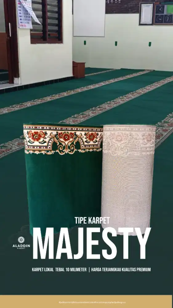 STOK BARU!! KARPET MASJID BERBAGAI MOTIF KUALITAS AWET DI SURABAYA