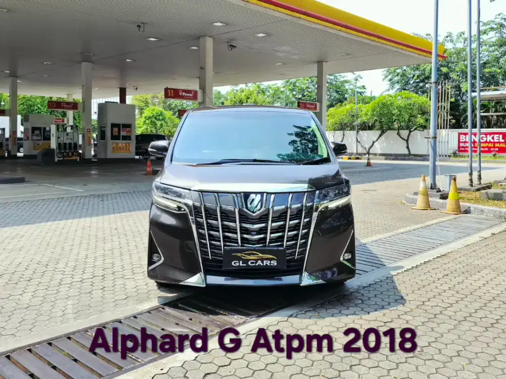 Alphard G Atpm Cash 2018 Toyota 2.5 Graphite Brown Facelift