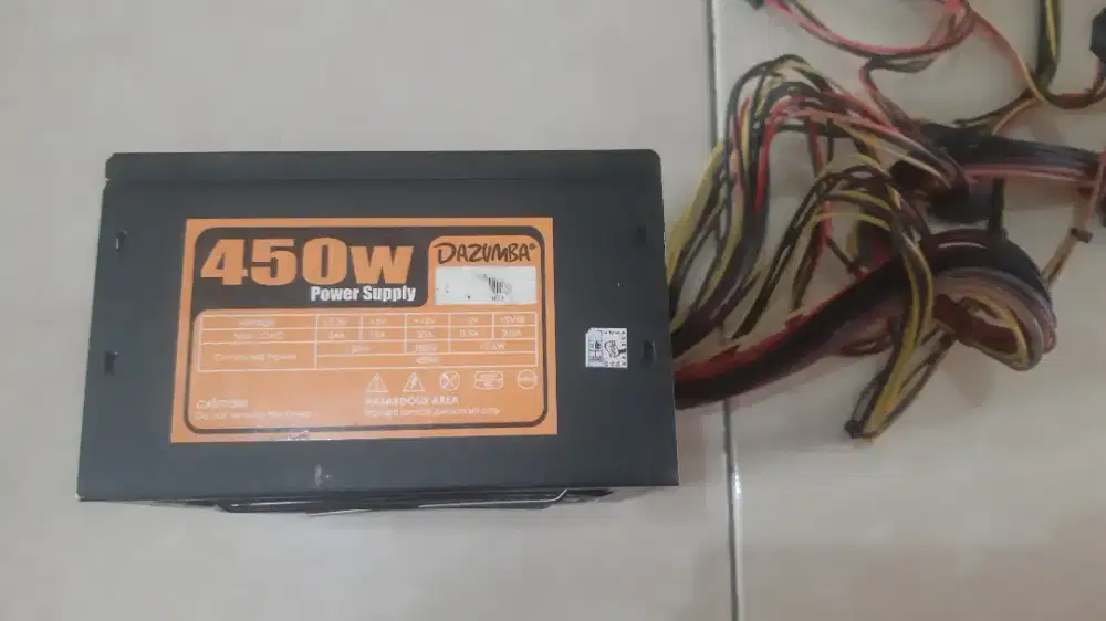Psu dazumba 450w 6pin pcie
