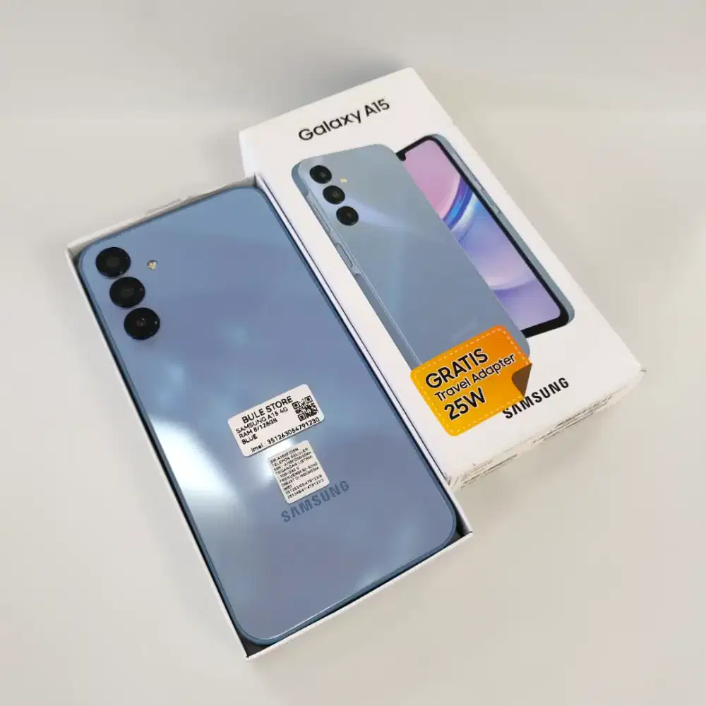 SAMSUNG A15 8/128GB FULLSET ORIAN MULUS LIKE NEW