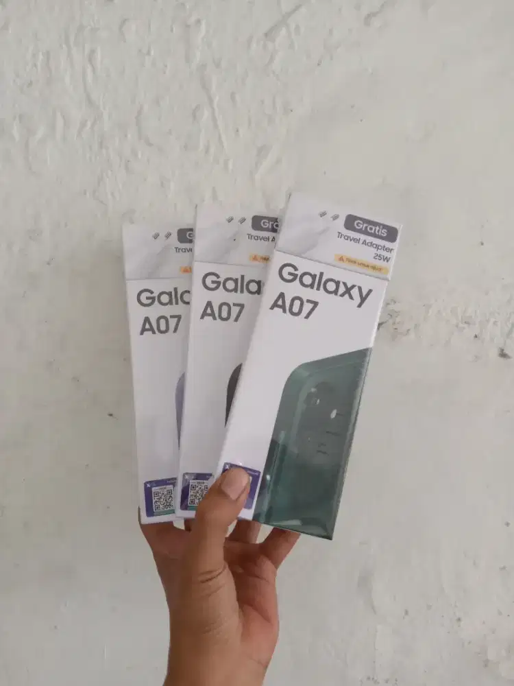 Berminat silahkan WA Samsung Galaxy A07 6/128 Garansi resmi 1thn