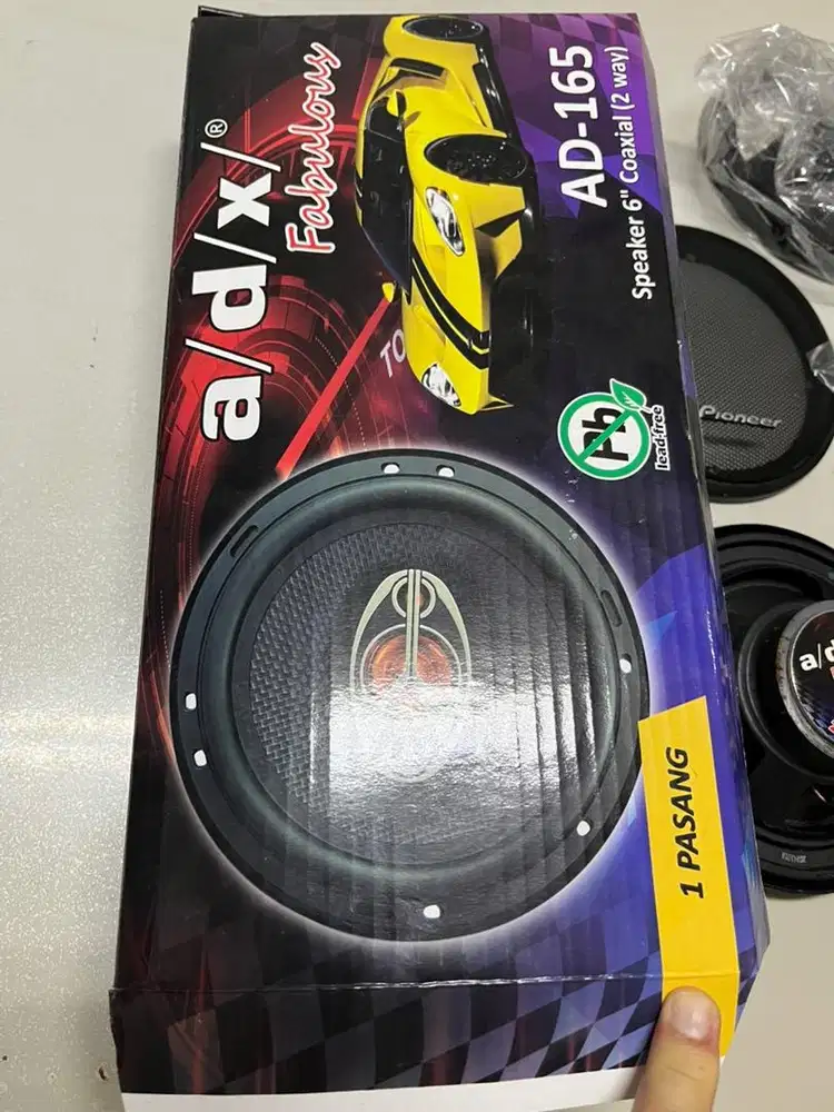 Speaker 6 a/d/x AD 165 95% plus bonus dua speaker
