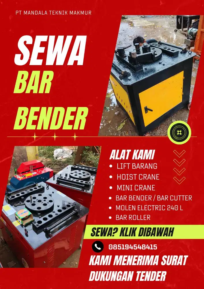SEWA BAR BENDER SELURUH INDONESIA