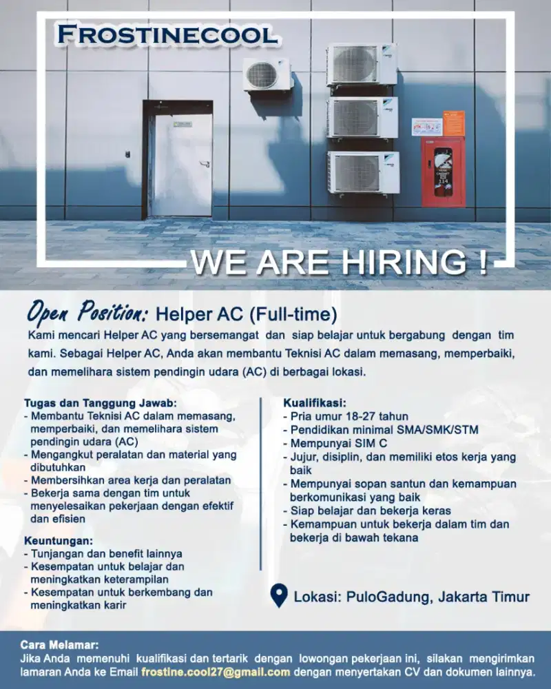 Lowongan Teknisi AC
