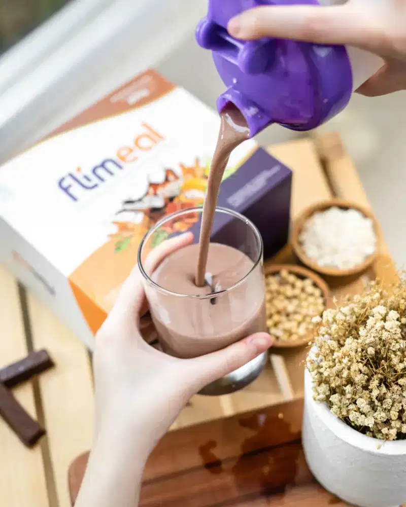 FLIMEAL COKELAT SUSU 100% ORIGINAL 1 BOX ISI 12 SACHET