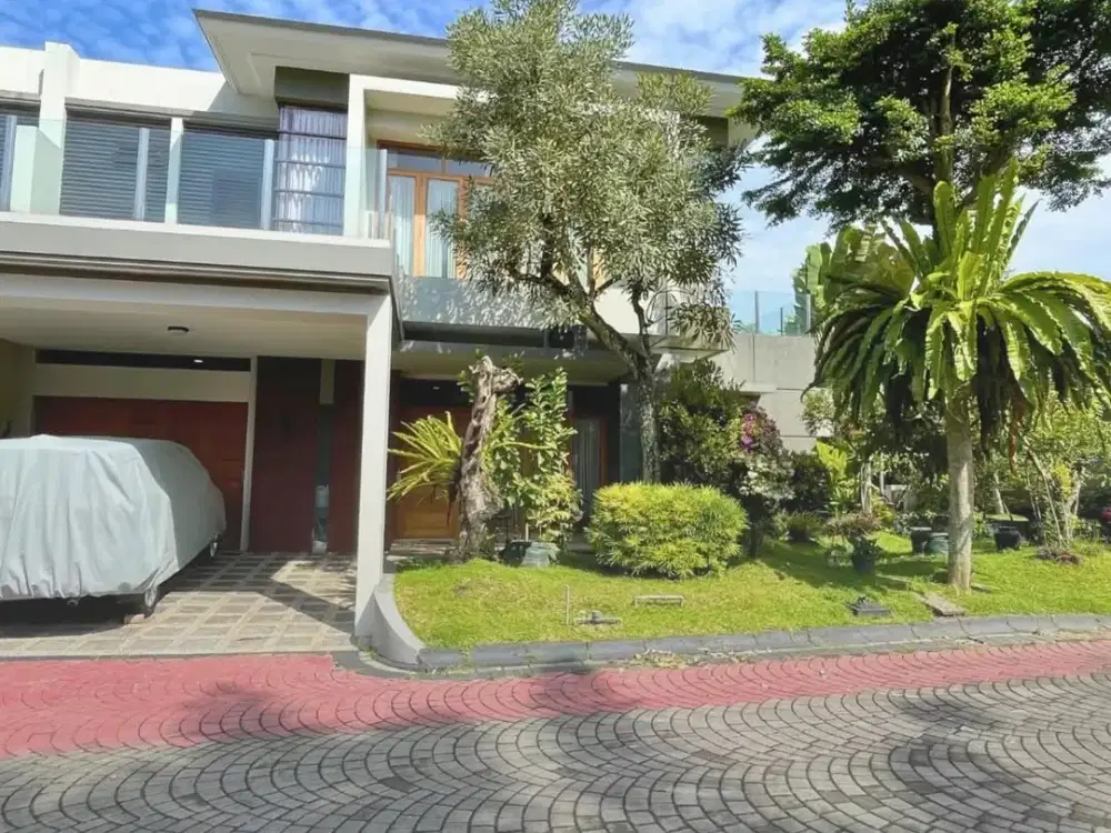 Langka Rumah Mewah Full Furnished di Perumahan Elite Terawat Bersih Asri di Jogja Utara Fasilitas Lengkap Banget