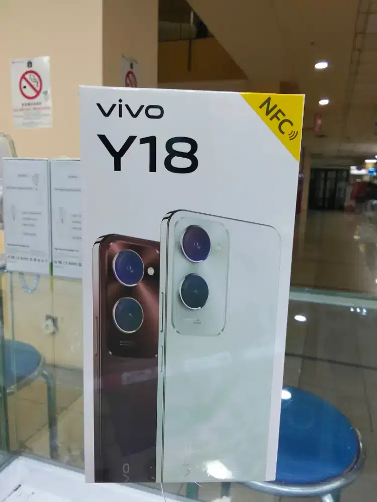 Vivo y18 NFC 8/64gb hijau lemon garansi resmi