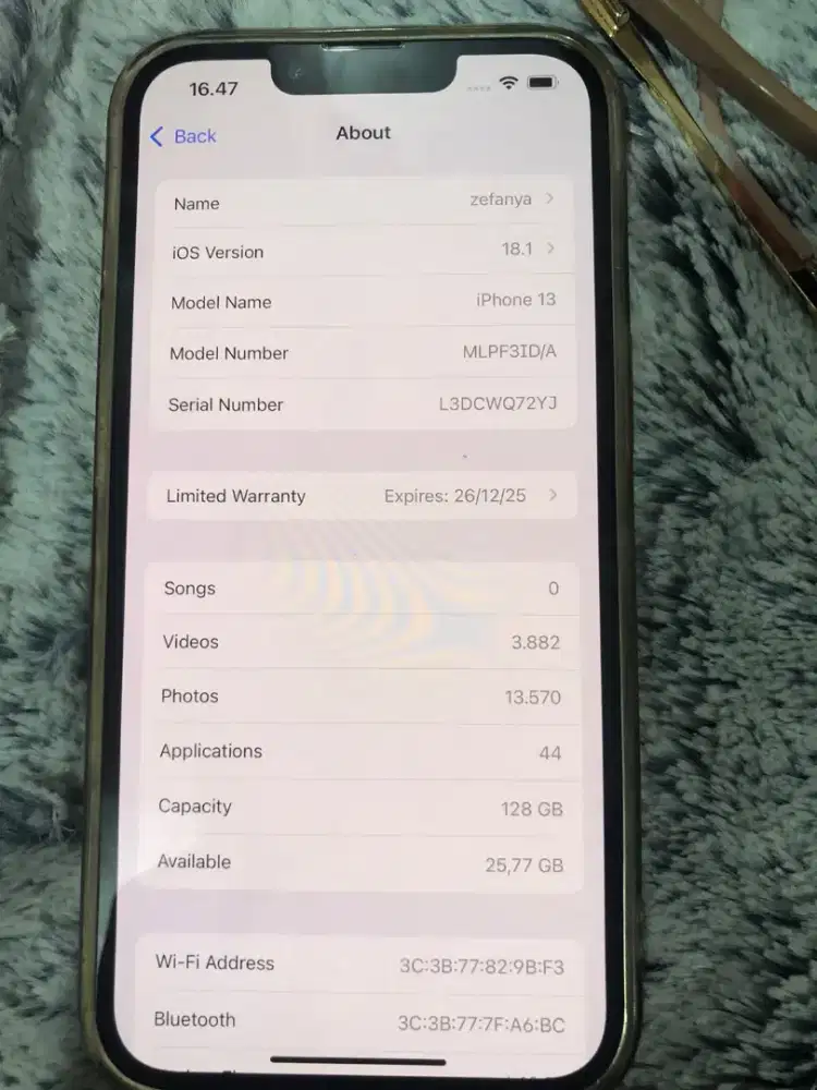 iPhone 13 ibox mulus garansi on