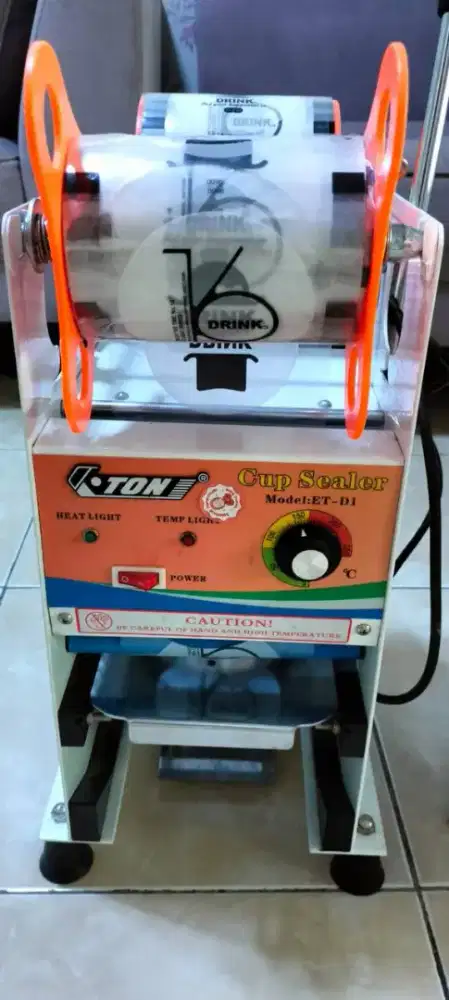 Dijual mesin press cup / cup sealer