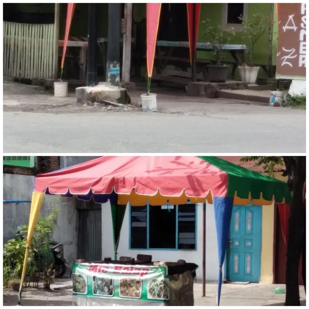 Tenda kafe dan tenda payung (bs antr skitr medan)