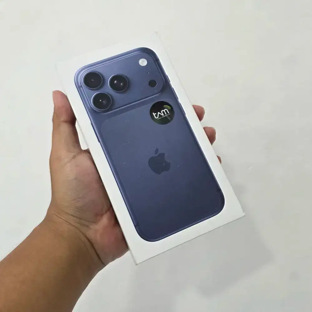 IPHONE 17 PRO 256 DEEP BLUE GARANSI RESMI IBOX