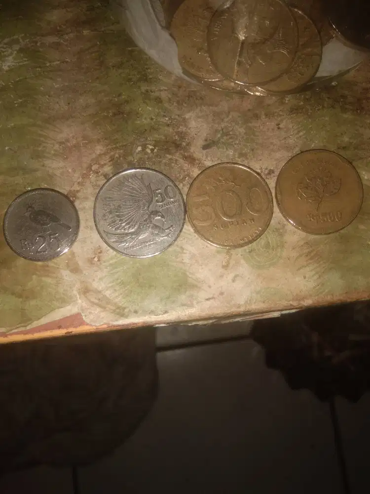 Jual uang koin 25,50,500.thn 1973-2003