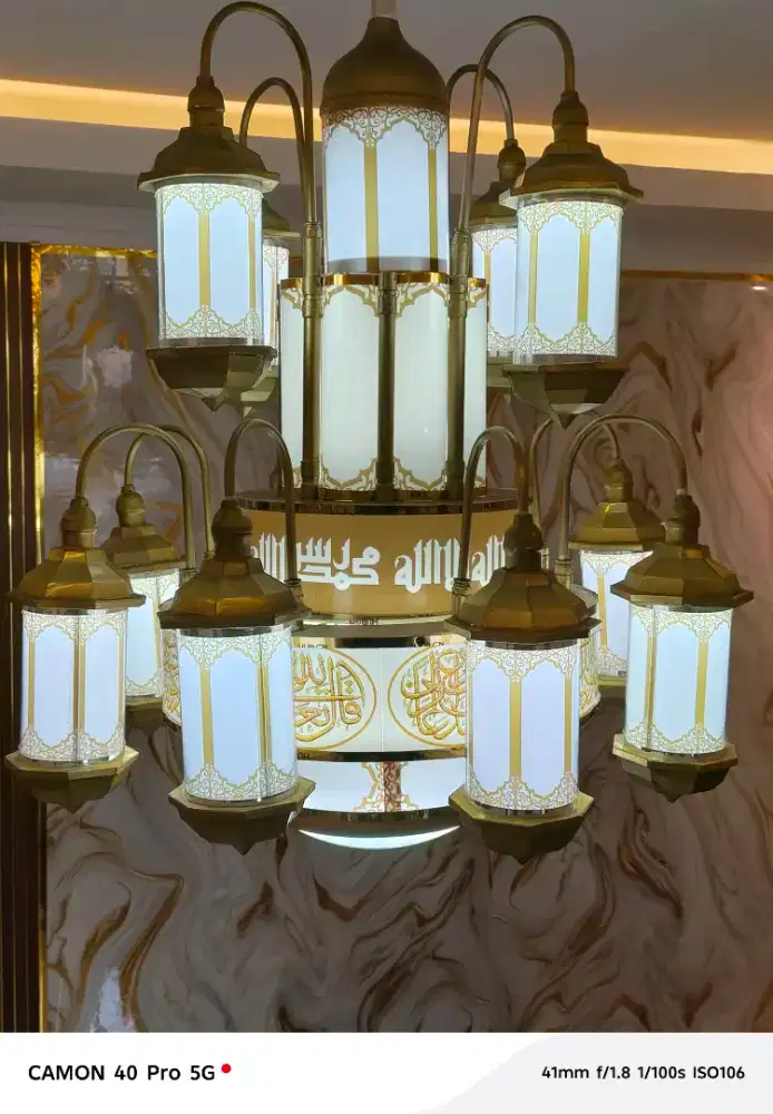 Lampu hias masjid ala turki