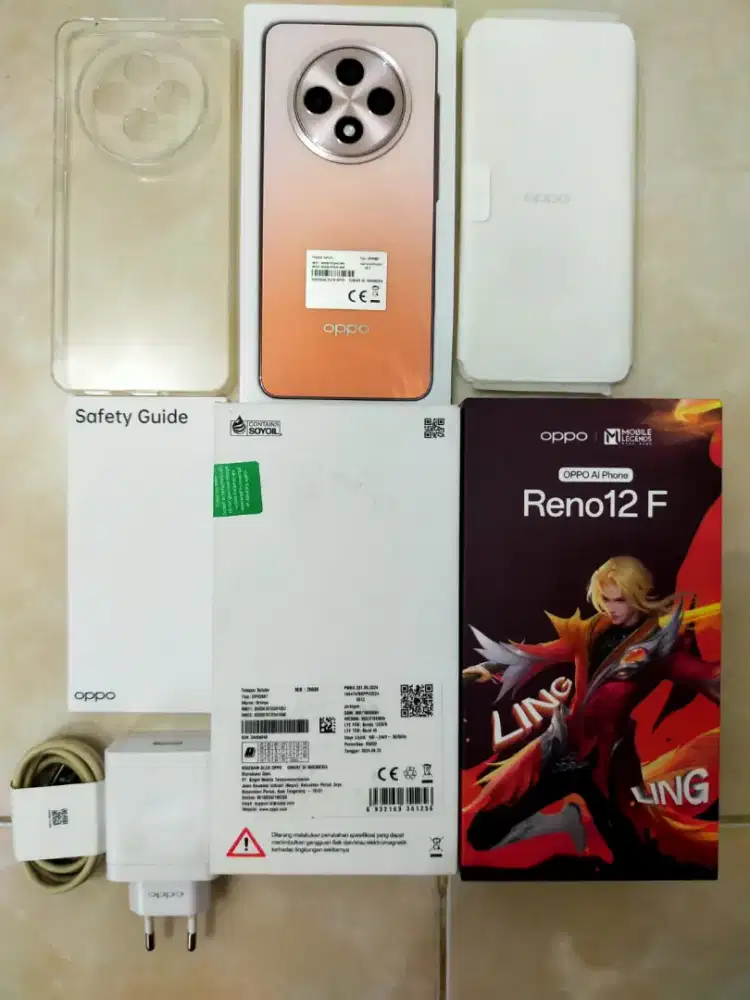 Oppo Reno 12F 8/256 asli Oppo bukan barang refurbish