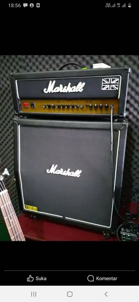 Ampli gitar Marshall 2 x 12 Inchi
