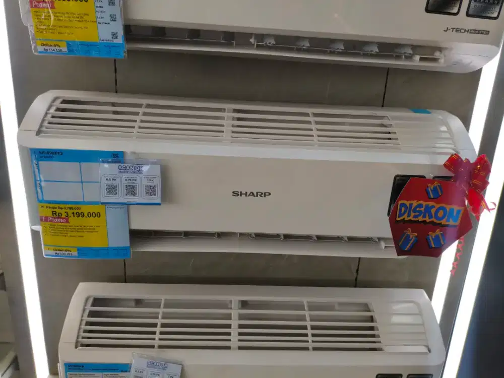 Promo AC 0.5 PK Sharp bisa Cicilan Tanpa DP Gratis 2x cicilan