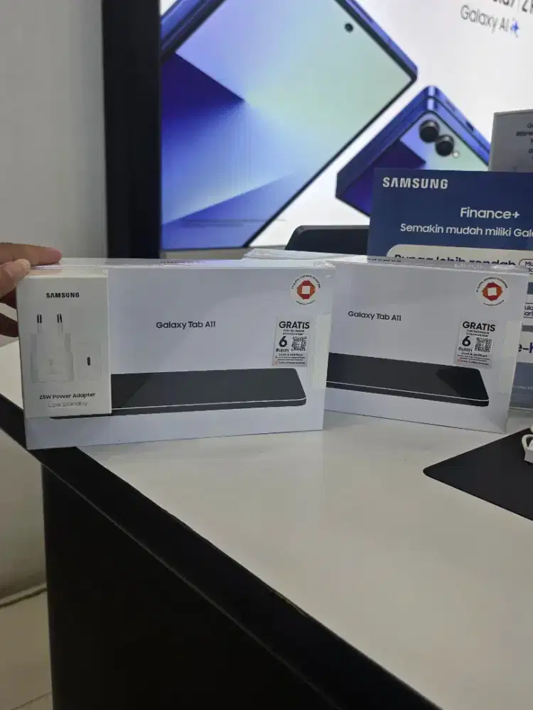 Samsung Galaxy Tab A11 4G Dan Wifi 4/64GB Resmi SEIN Free Adapter 25w