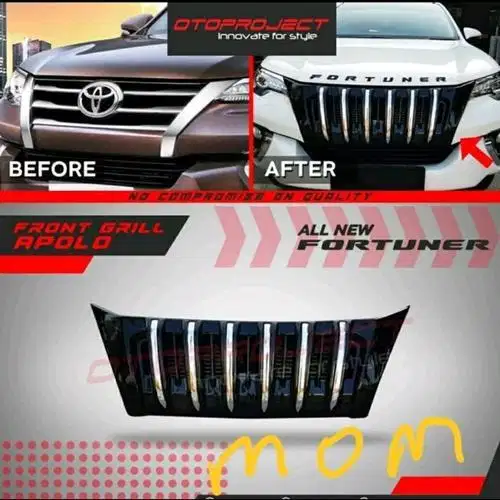 Grill apollo fortuner vrz 2016 -2018
