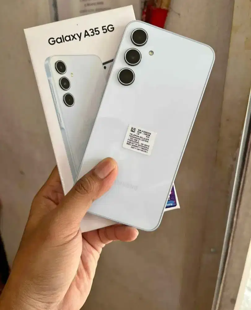 Samsung A35 5G RAM 8/256GB Lengkap Mulus No Minus