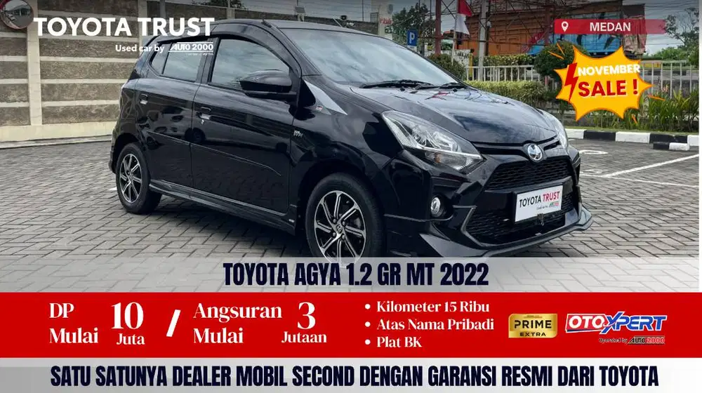 TOYOTA AGYA 1.2 GR SPORT MT 2022