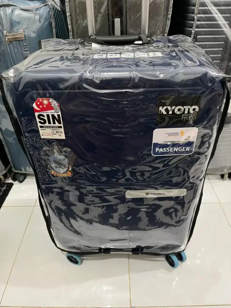 Koper Fiber President 5567 Bahan Anti Pecah Original Biru 24 Inch Like