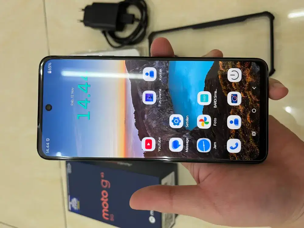 moto G45 5G nfc 8/256 layar bagus