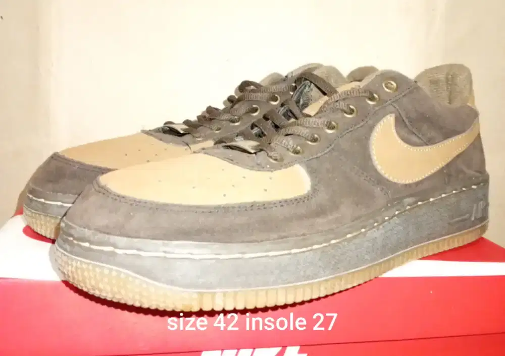 Nk af1 brown size 42 insole 27 vietnam