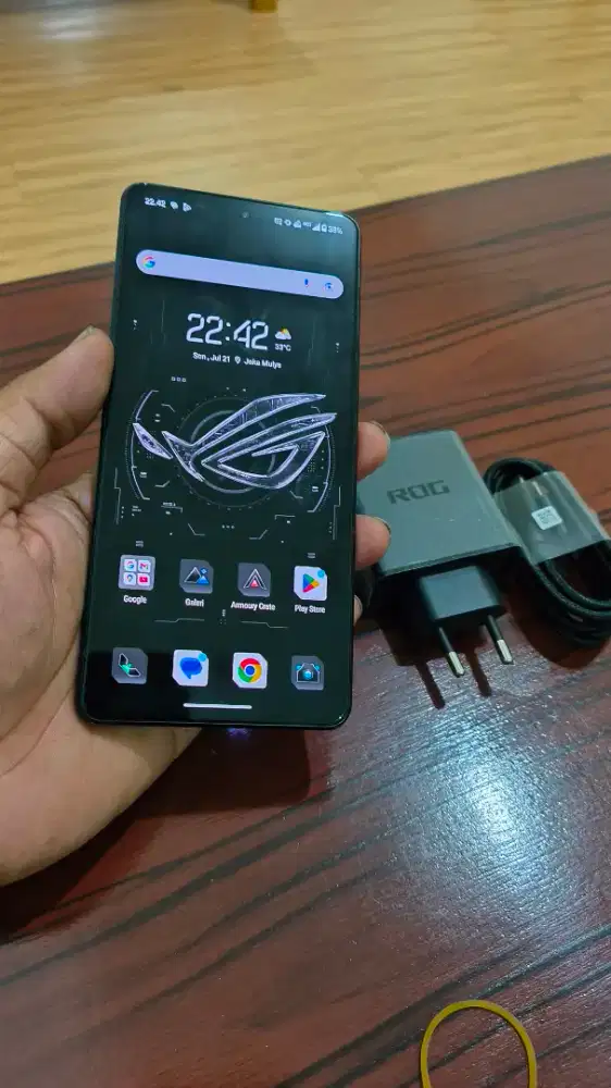 Rog phone 8 pro 16/512gb no dus ,minus mic bisa tt hp lain