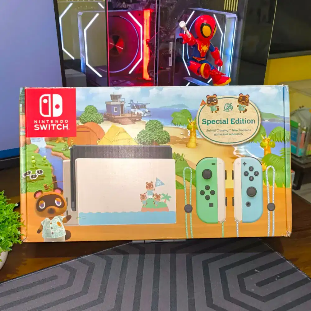 NINTENDO SWITCH V2 ANIMAL CROSSING EDITION