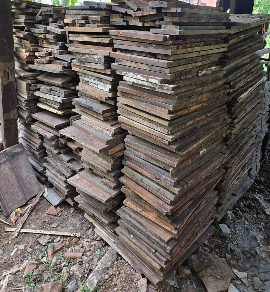 Papan jati lama, Jual borongan